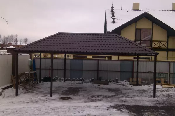 Вальмовые навесы с установкой в Бокситогорске